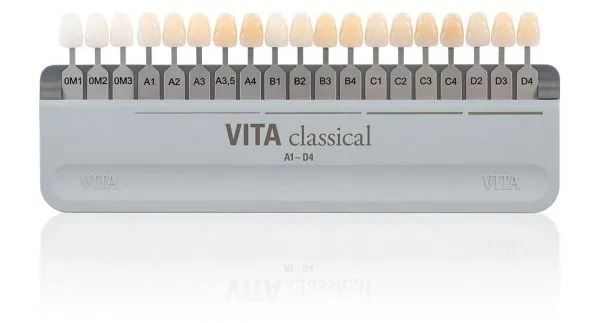 Tonos dentales según vita clásica